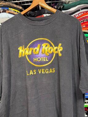 Vintage hard rock hotel Las Vegas t shirt made in USA